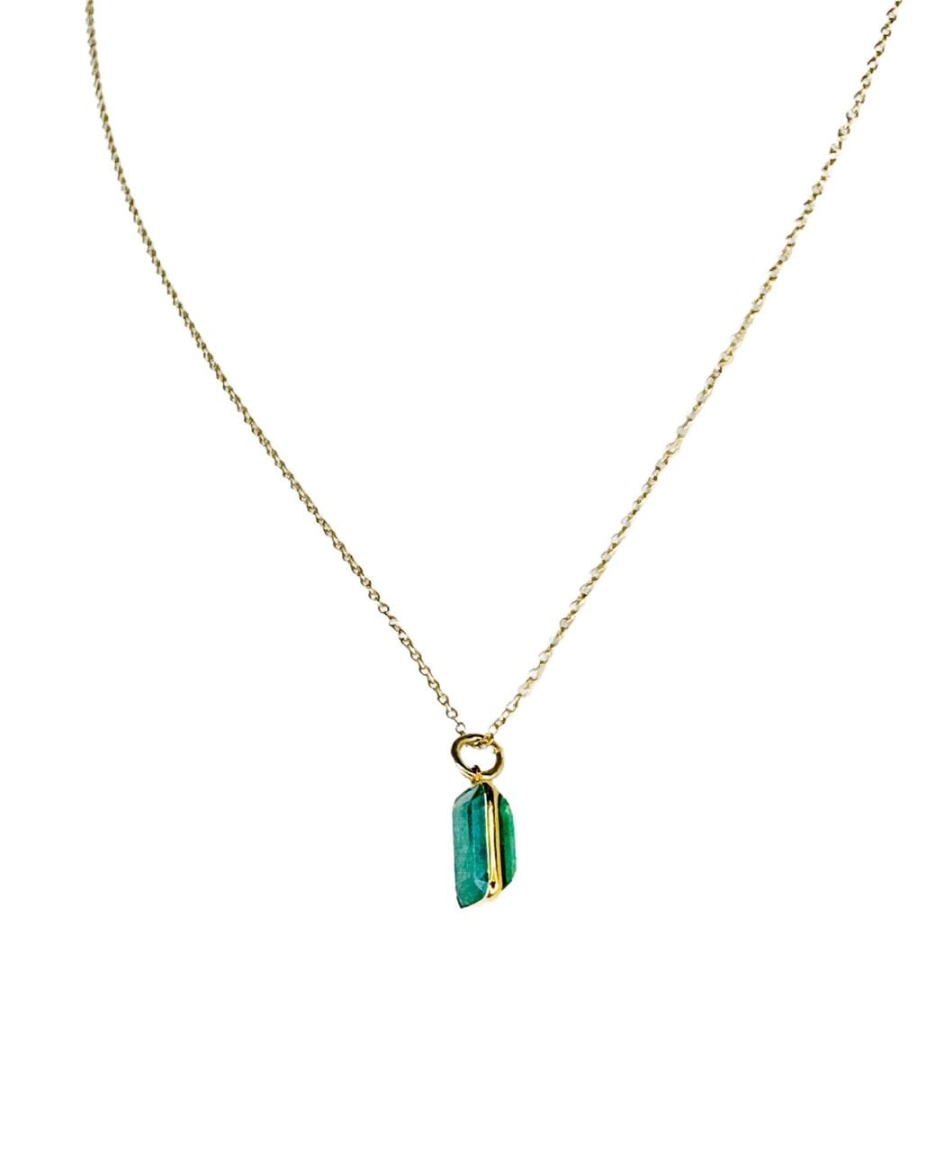 Lexi Jewelry White Light Emerald Necklace