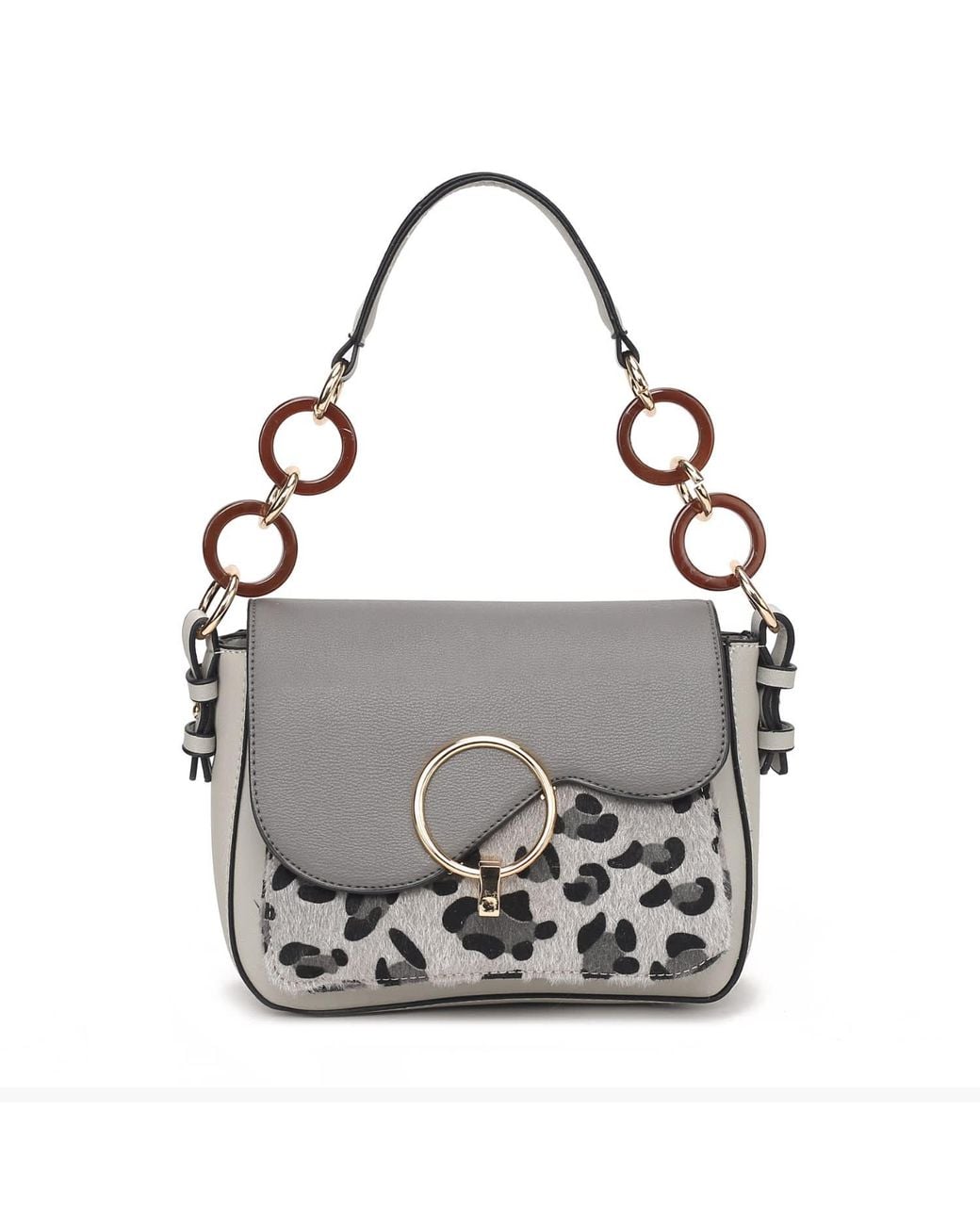 Mkf Collection - J'omor Gray Serena Crossbody Bag