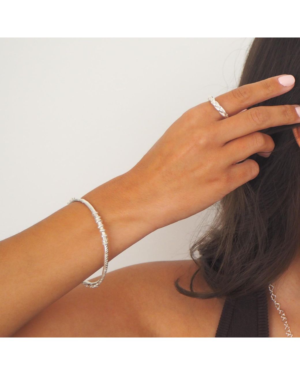 Adele Jade Metallic Il Mondo Bangle