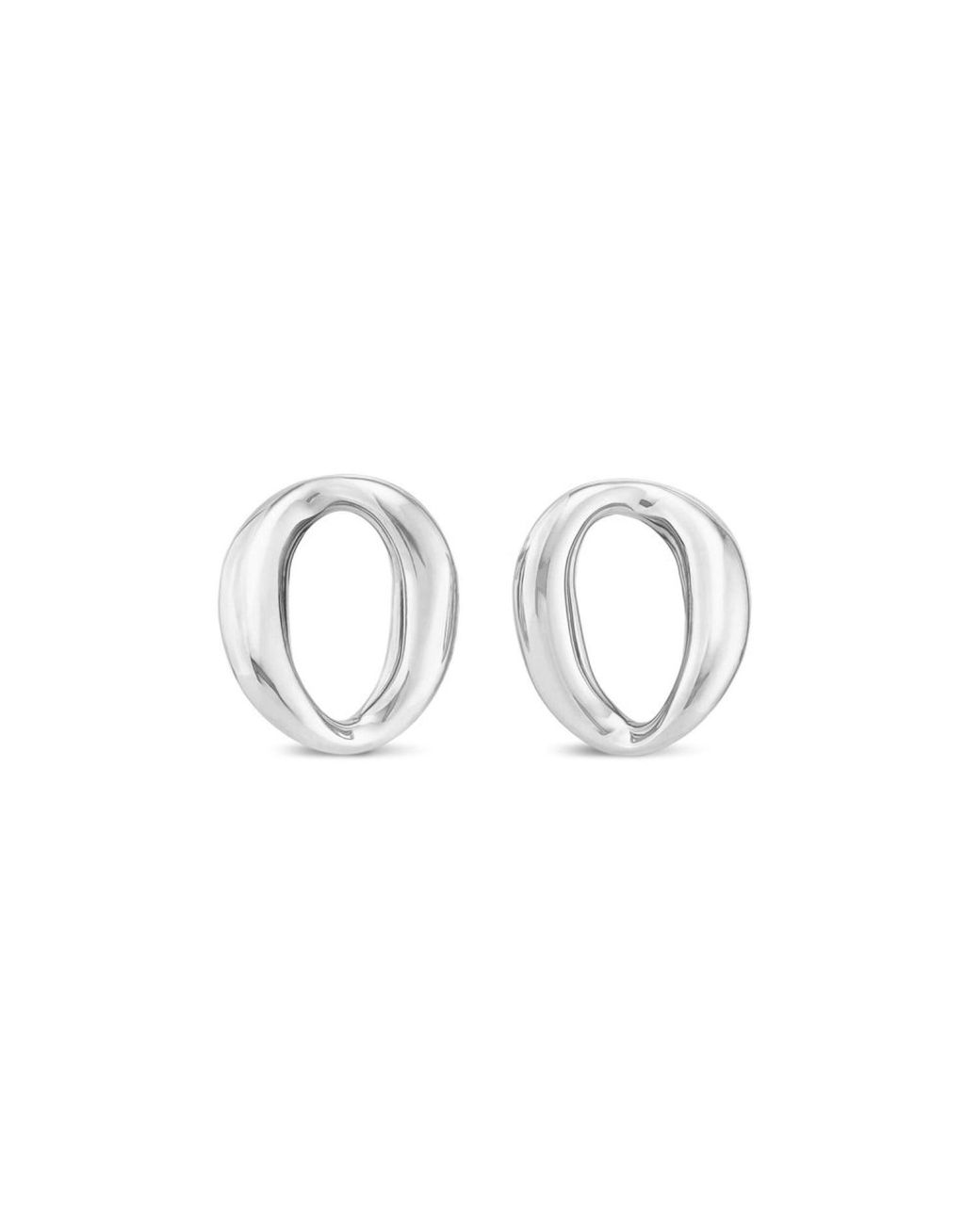 Dinny Hall Metallic Wave Studs