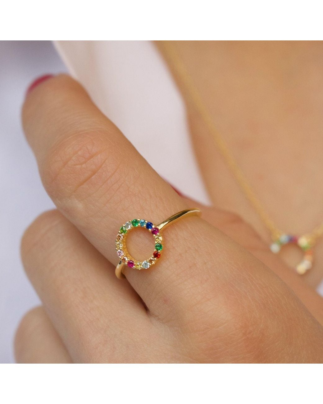 With Love Darling Metallic Partnership Ring