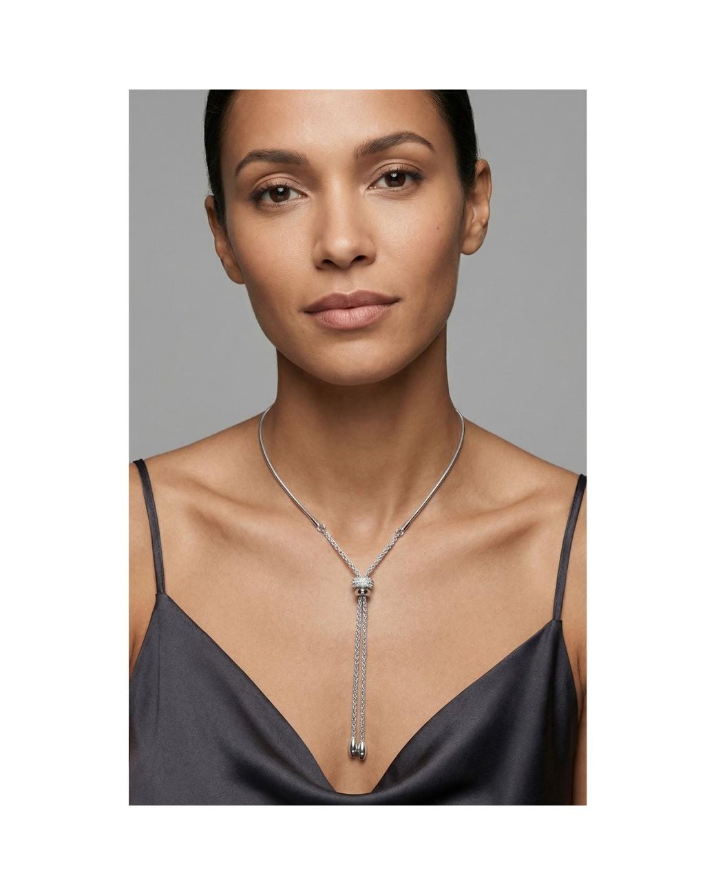 Vicky&Nico Metallic Sphere Bolo Necklace