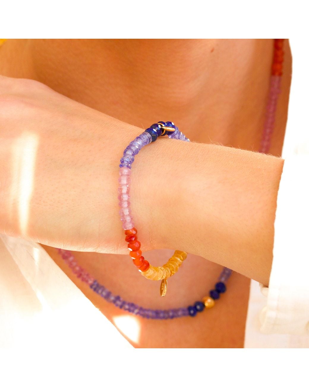 With Love Darling Metallic Equality Candy Bracelet