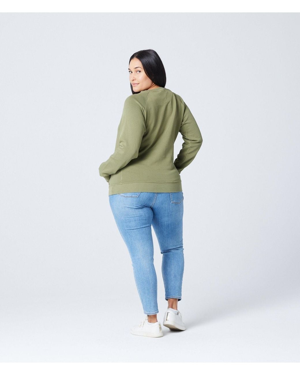 Known Supply Green Pocket Crewneck Sweatshirt