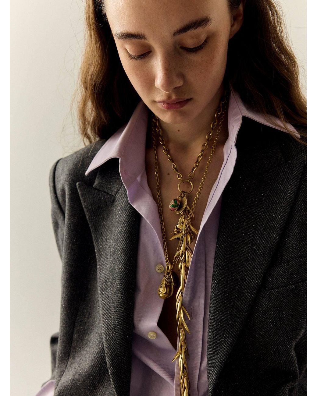 Sita Nevado White Pinyata Necklace