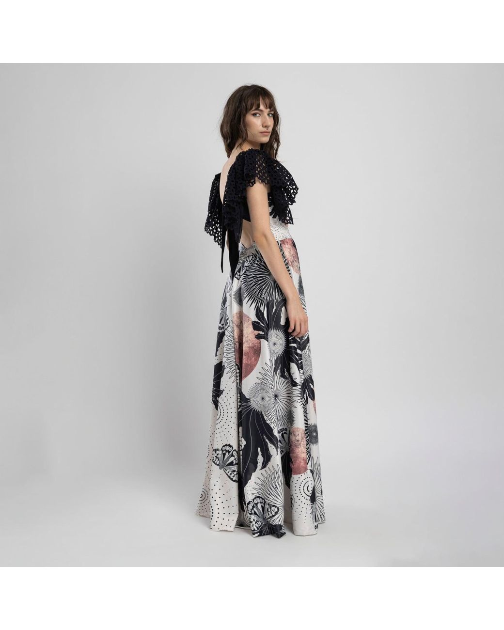 ARTISTA Black Neutrals Epic Maxi Dress