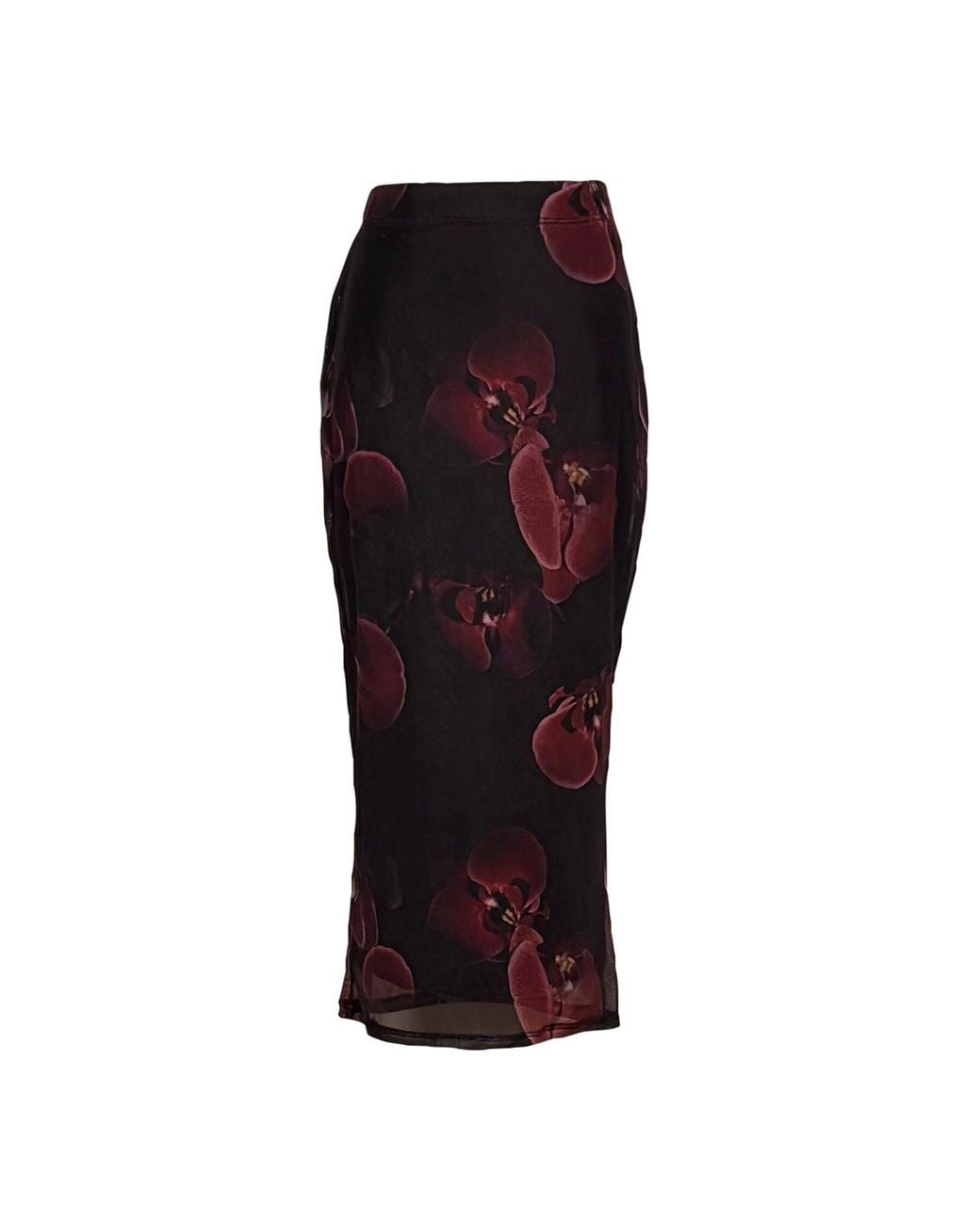 Jennafer Grace Red Lucy Pencil Skirt