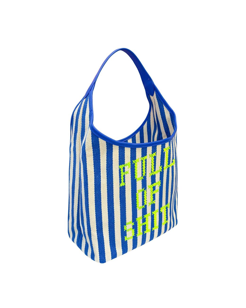 Lilly Loves Blue Canvas Full Of Shit Bag