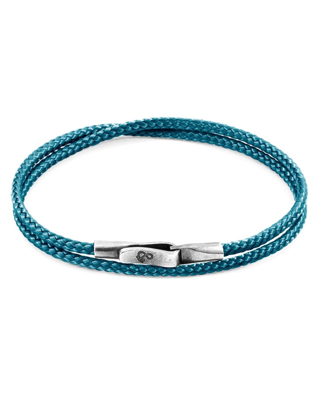 Anchor and Crew Blue Ocean Liverpool & Rope Bracelet for men