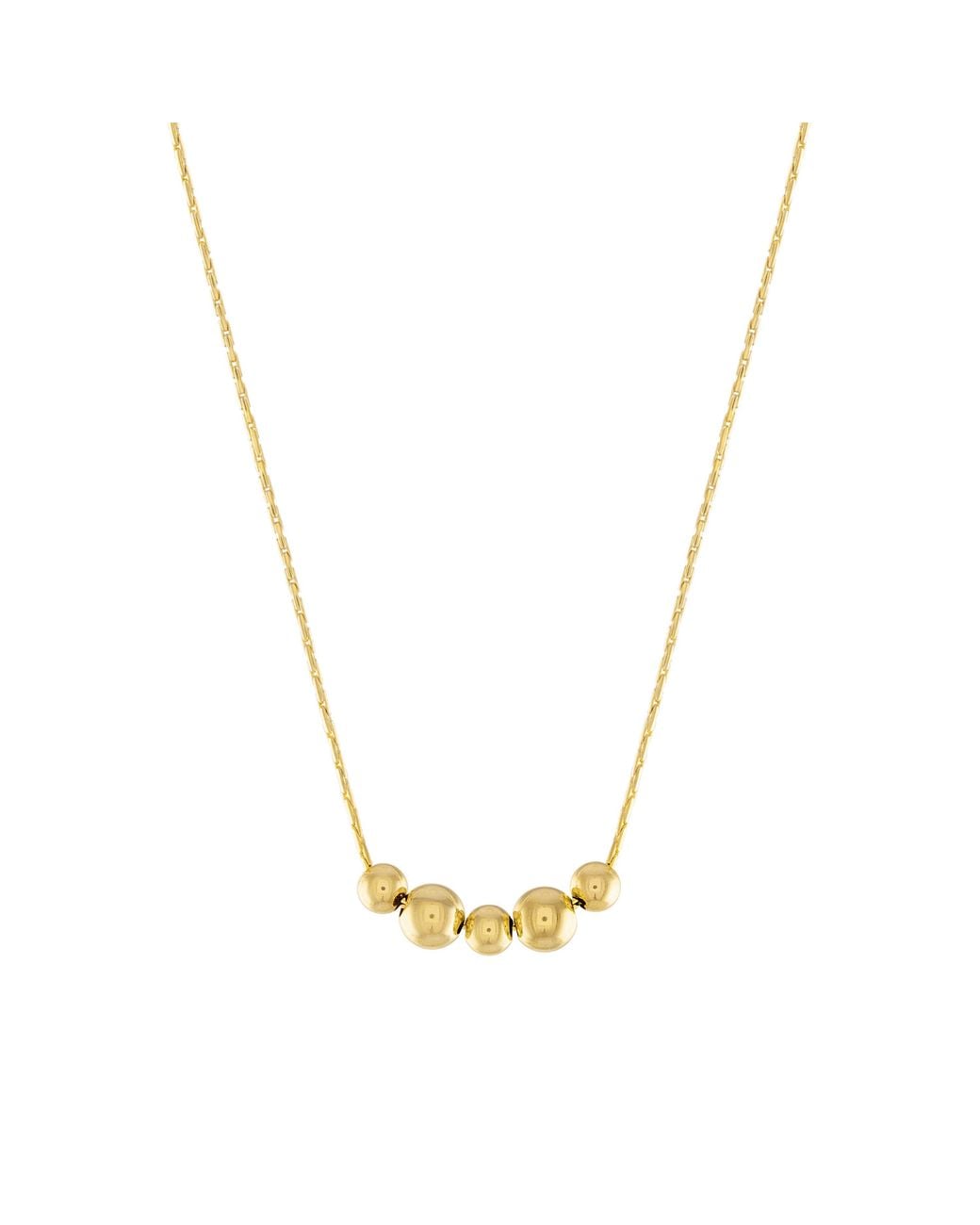 Olivia Le Metallic Brea Beaded Necklace
