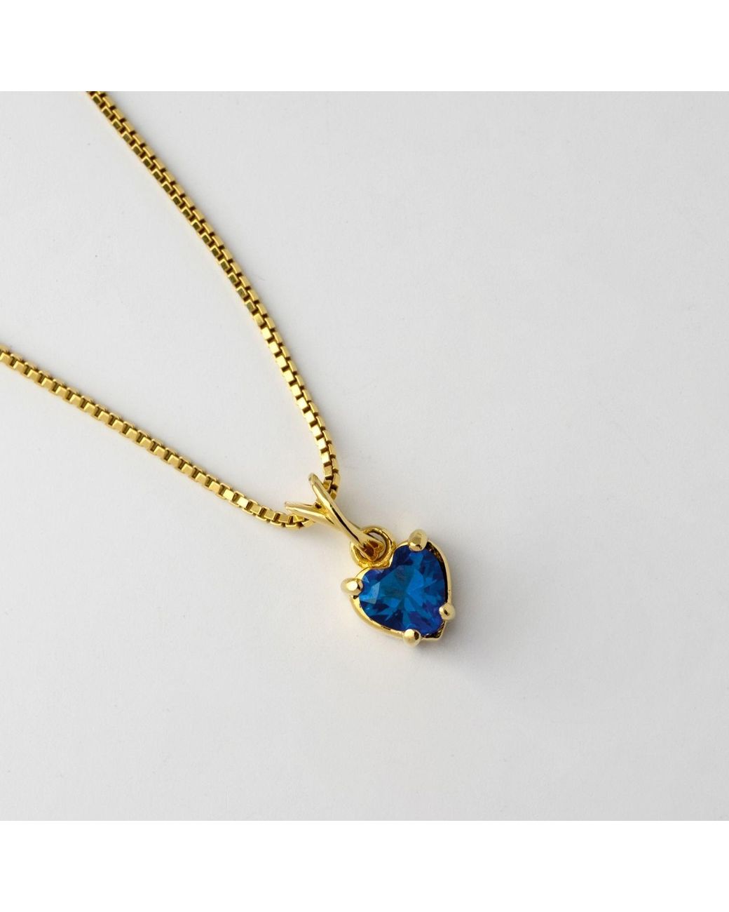 Belinda Jewelz Blue Sapphire Heart Charm