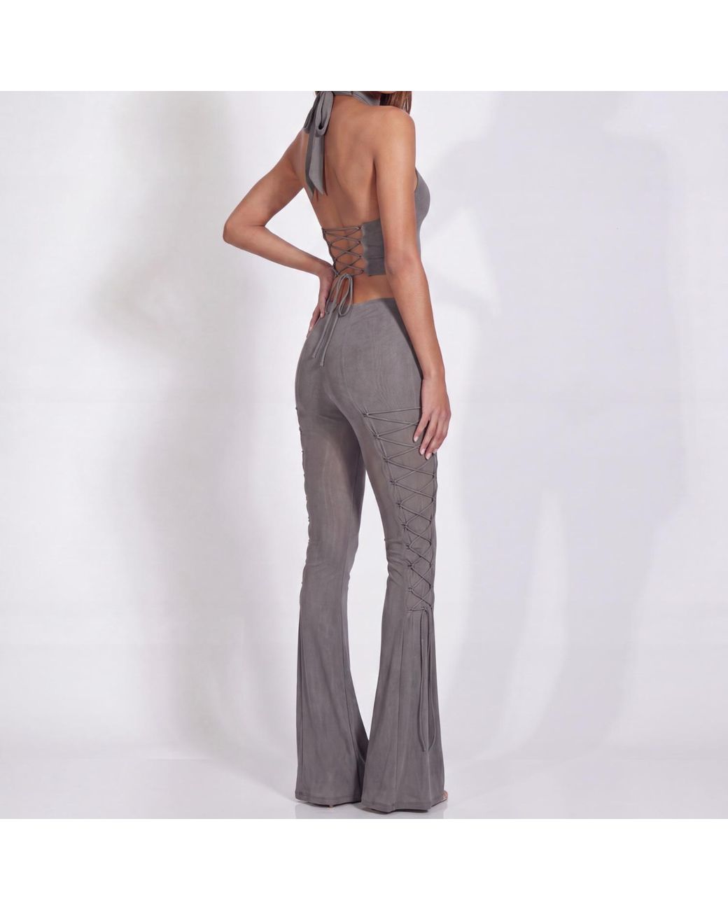 Khéla the Label Gray No Introduction Pants