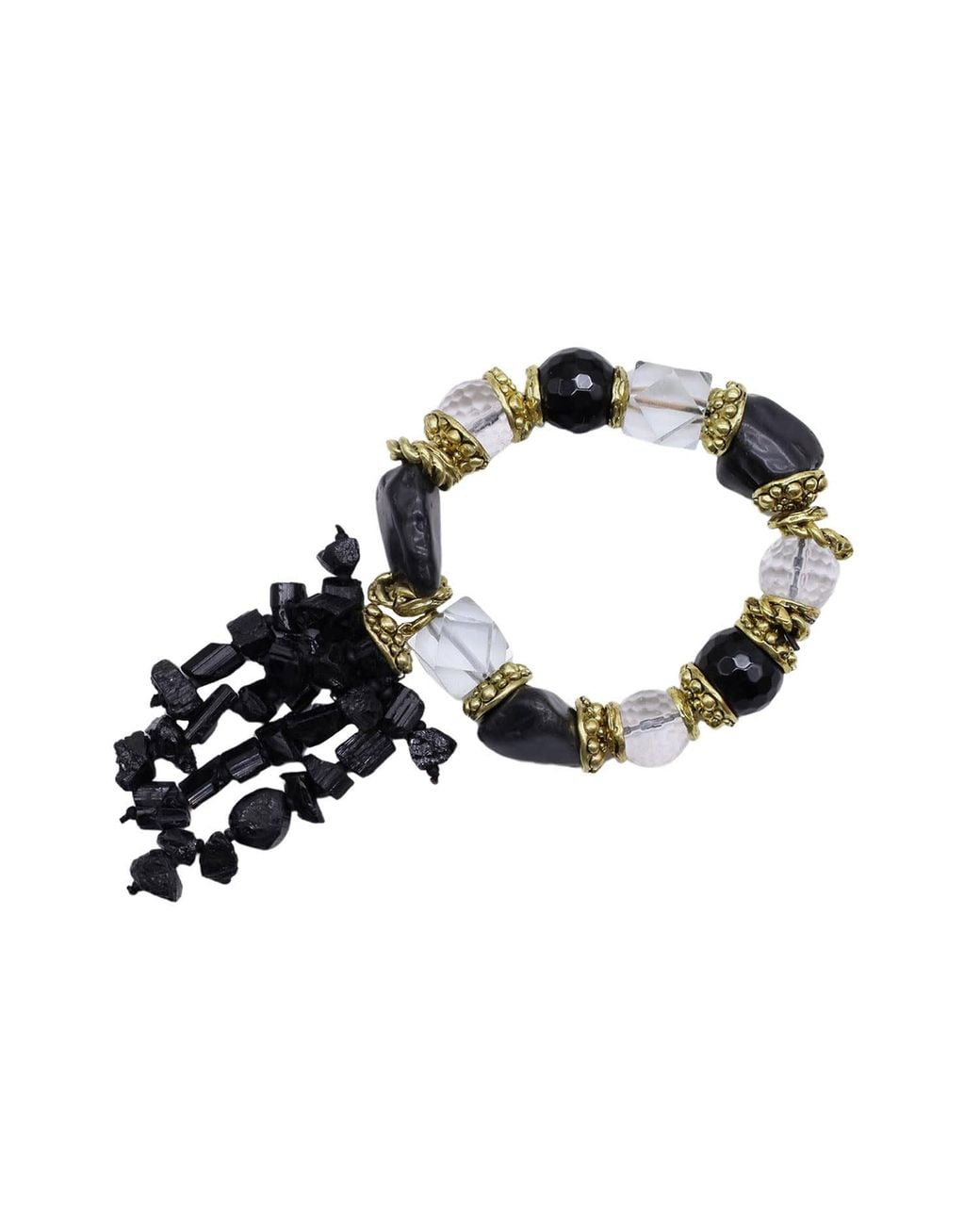 Bayemeyc Black Roca Gemstone Bracelet