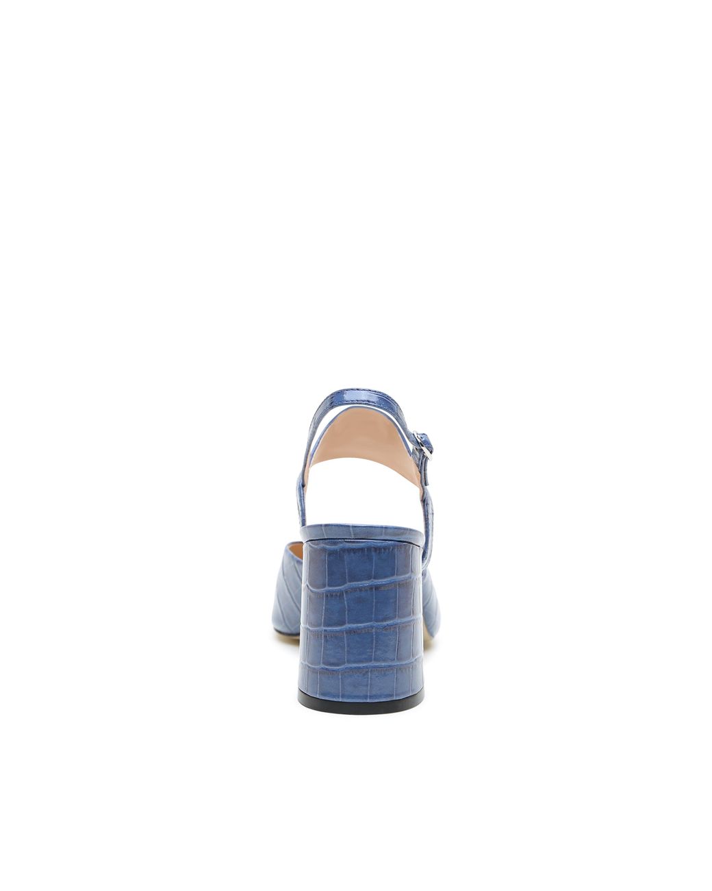 Alterre Blue Croc Elsie V Mule