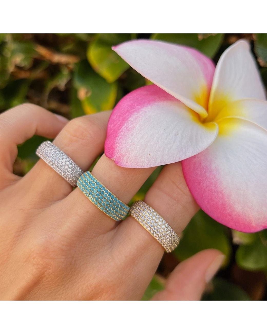 Native Gem Metallic Mini Billionaire Ring 14K Vermeil
