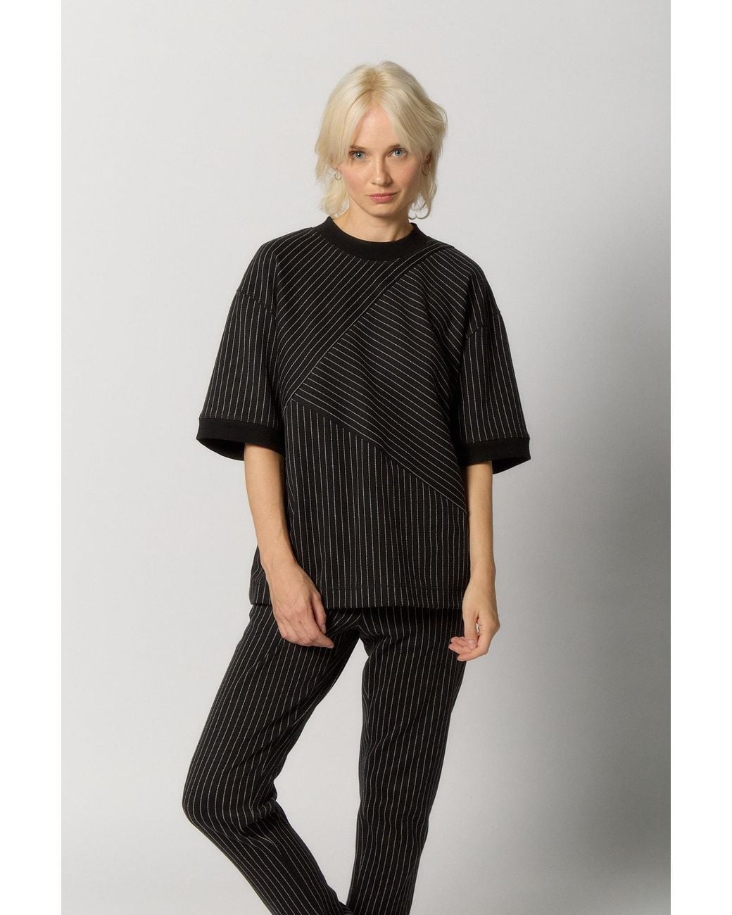 Reet Aus Black Oversized T-Shirt For