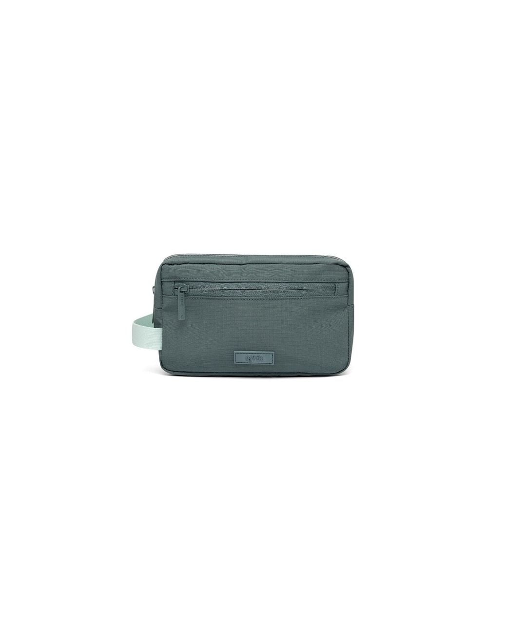 Lefrik Green Kei Lithe Washbag Laurel for men
