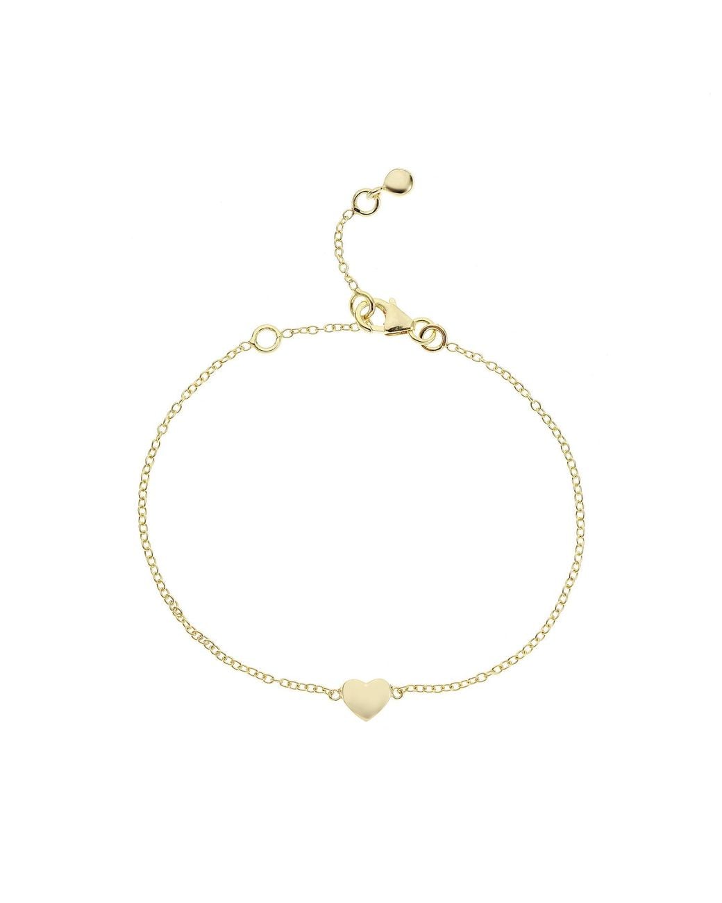 Auree Jewellery Metallic Verona Vermeil Full Heart Bracelet
