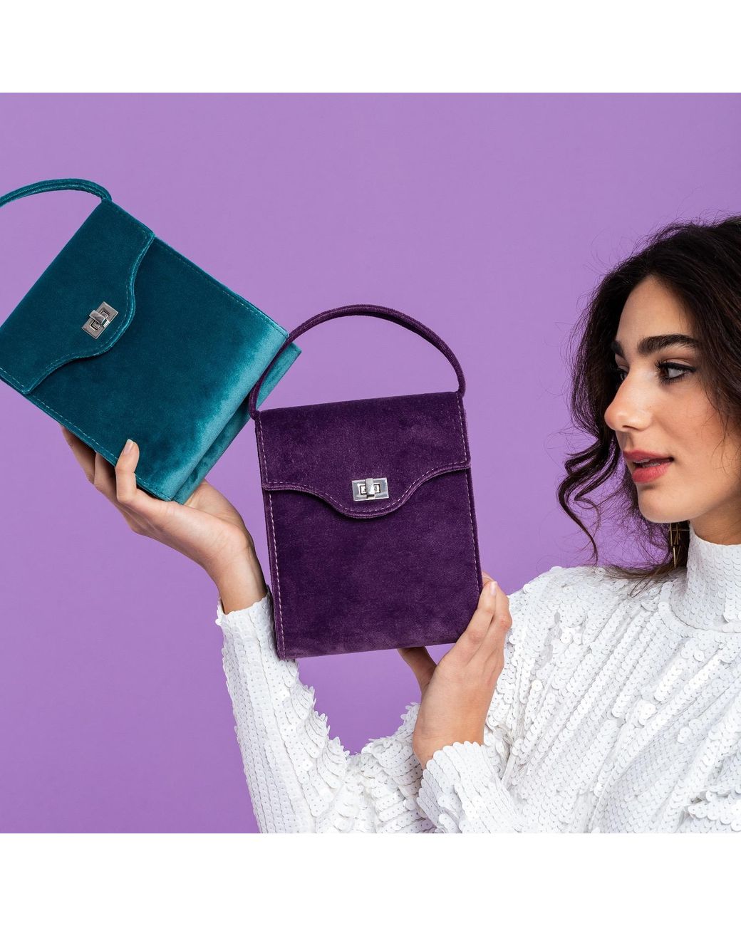Danni Ro Blue Tokyo Bag