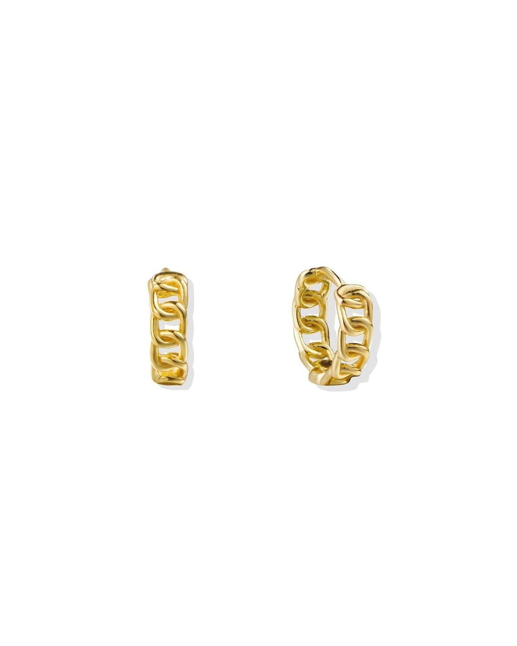 Lait & Lune Metallic Cerro Hoop Earrings