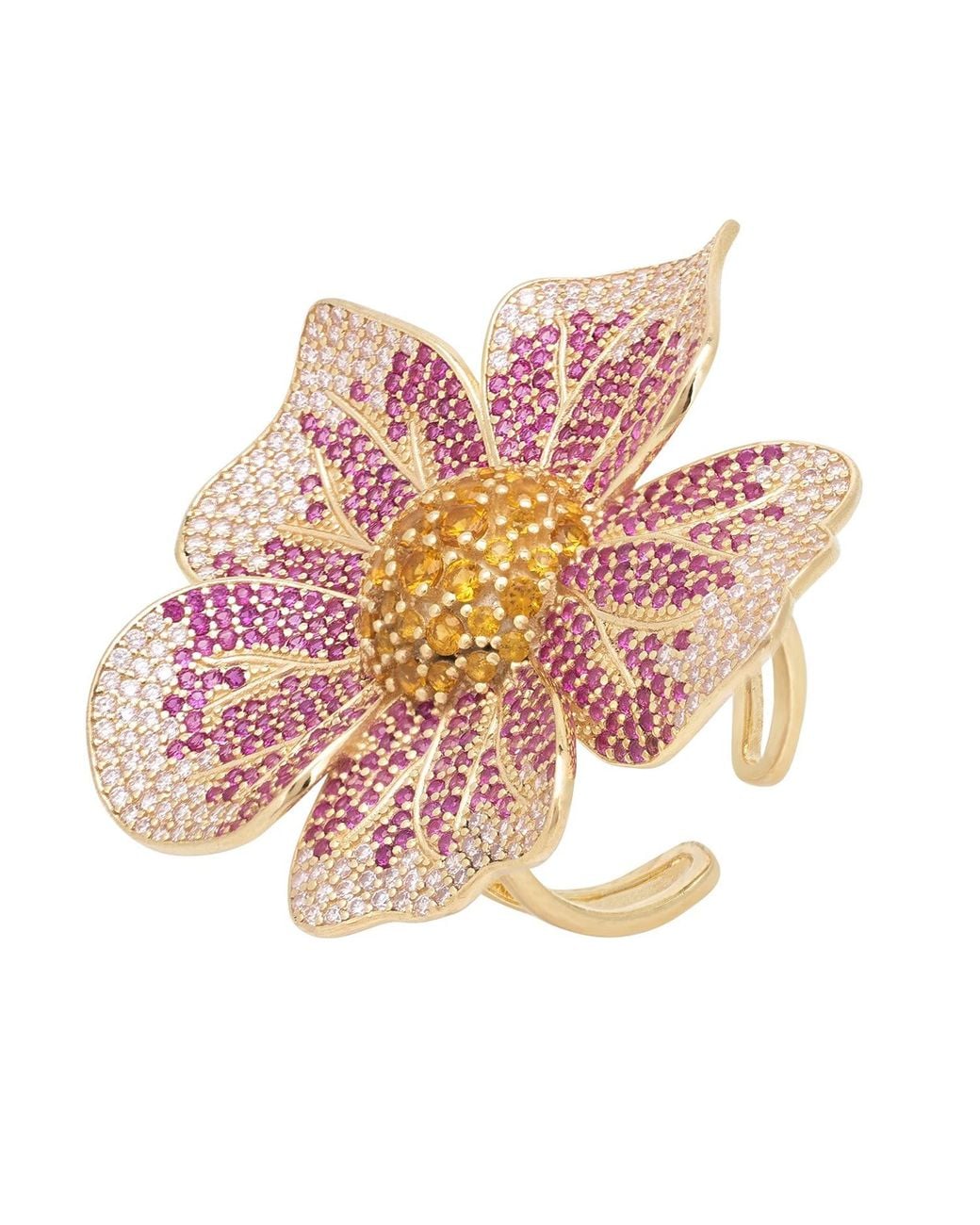 Latelita London Multicolor Pansy Ring