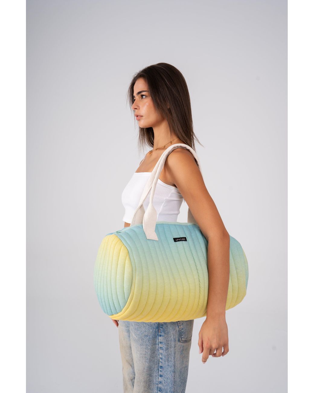 Up-fuse Yellow Duffle Bag