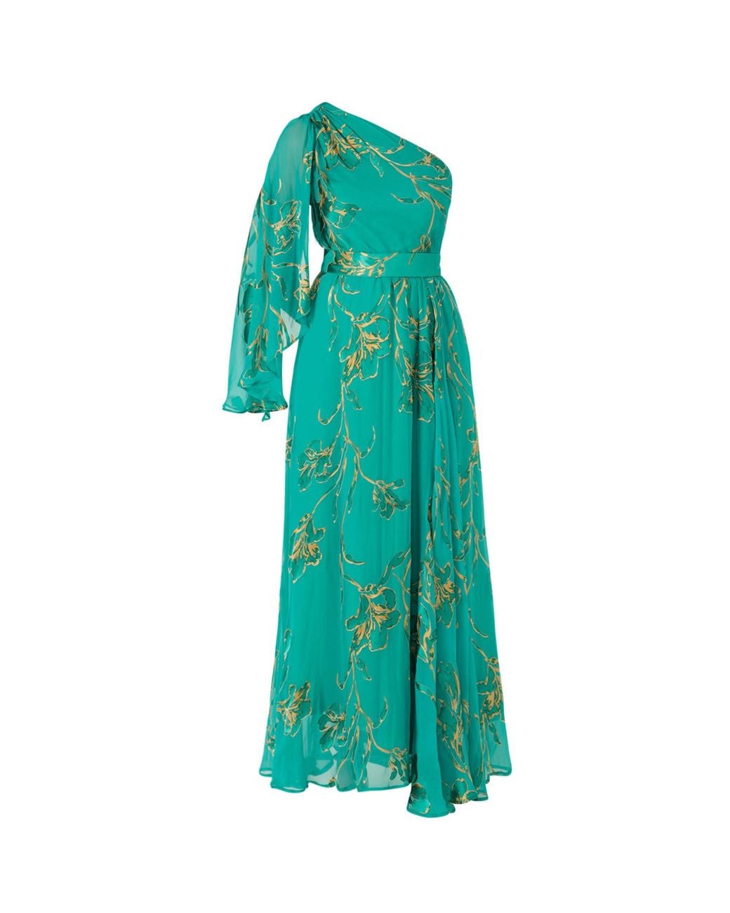SACHA DRAKE Green Lorelei Maxi Dress
