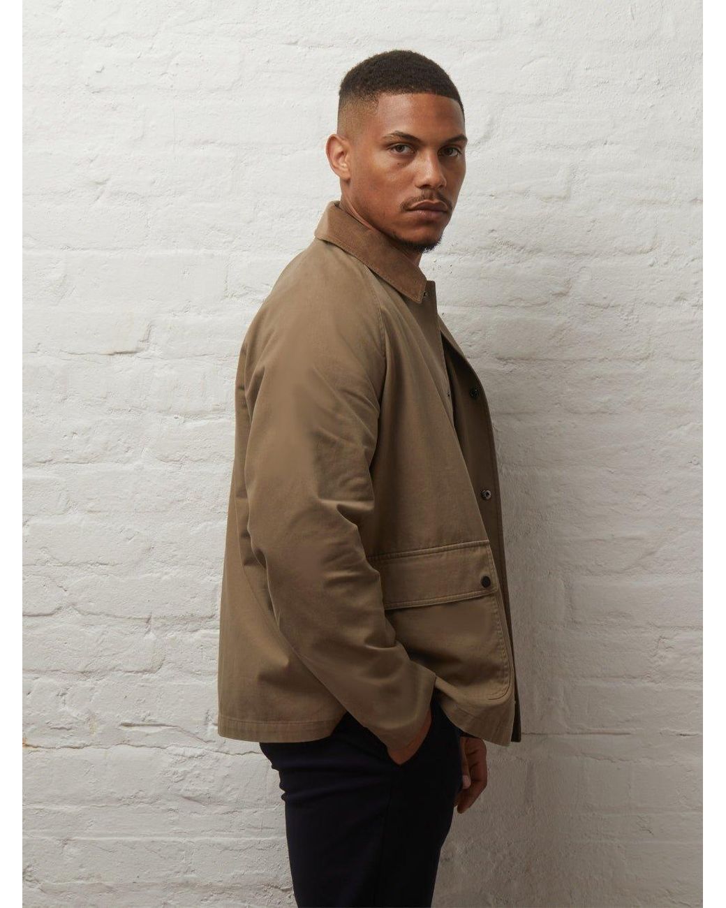 Guards London Natural Ernest Cotton Utility Jacket for men