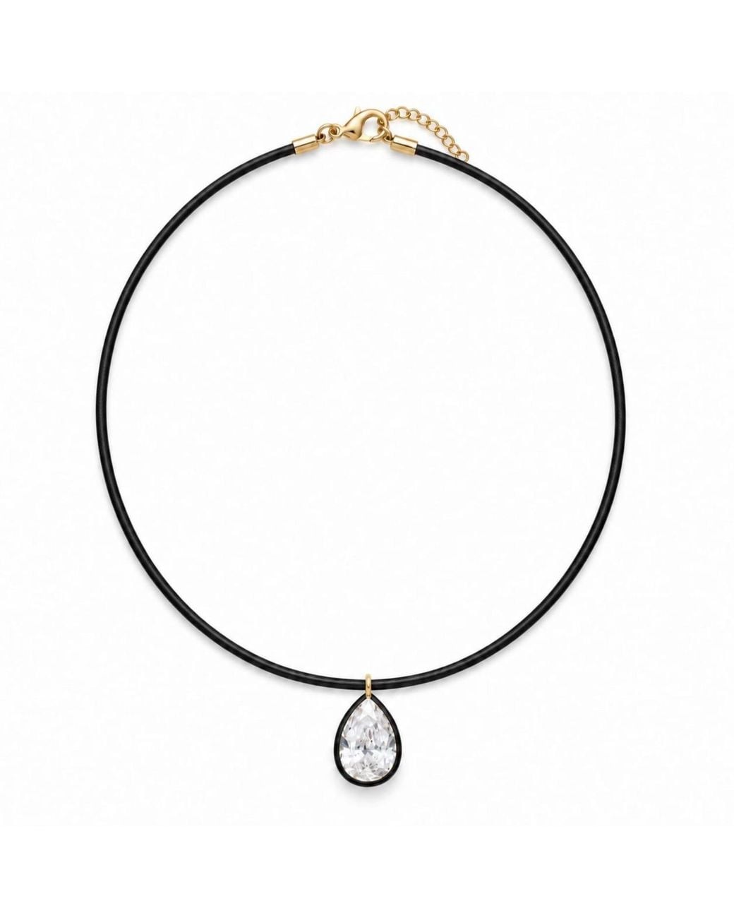 SHYMI Metallic Color Cord Pendant Necklace