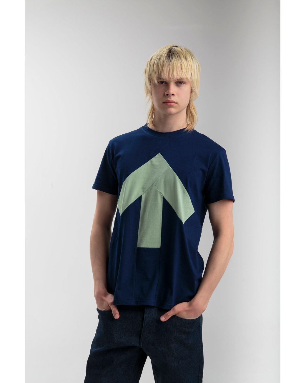 Reet Aus Blue T-Shirt For Arrow for men