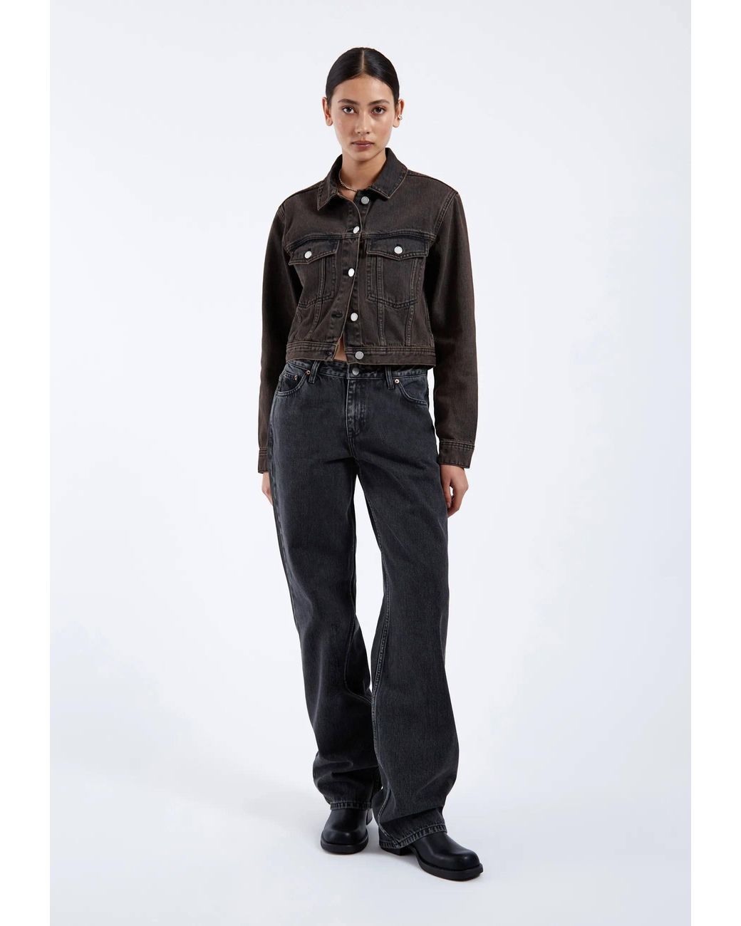 Dr. Denim Black Becky Jacket