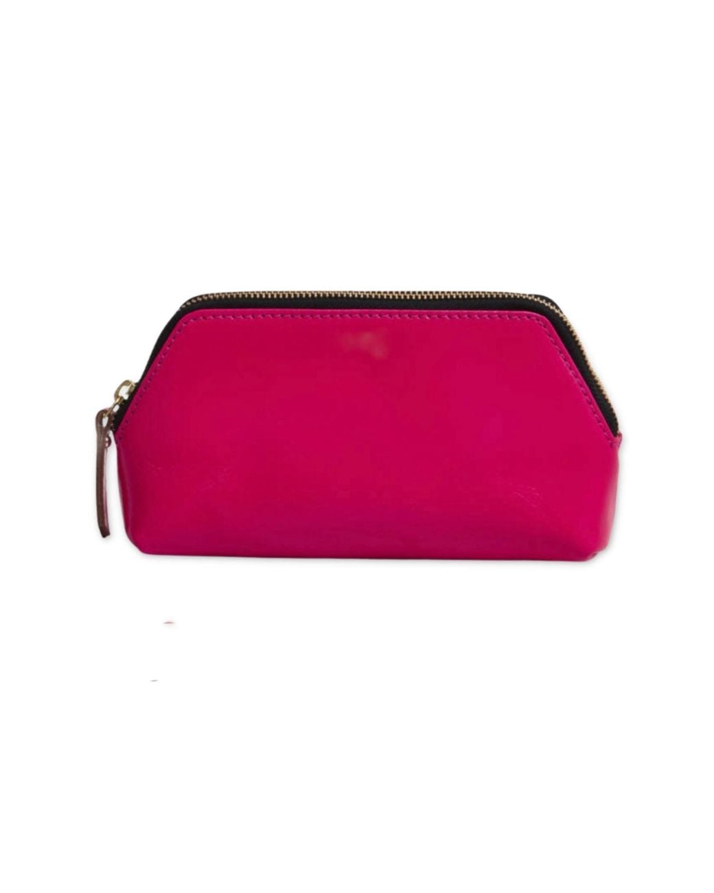 VIDA VIDA Red Leather Make Up Bag- Let's Go Out Out