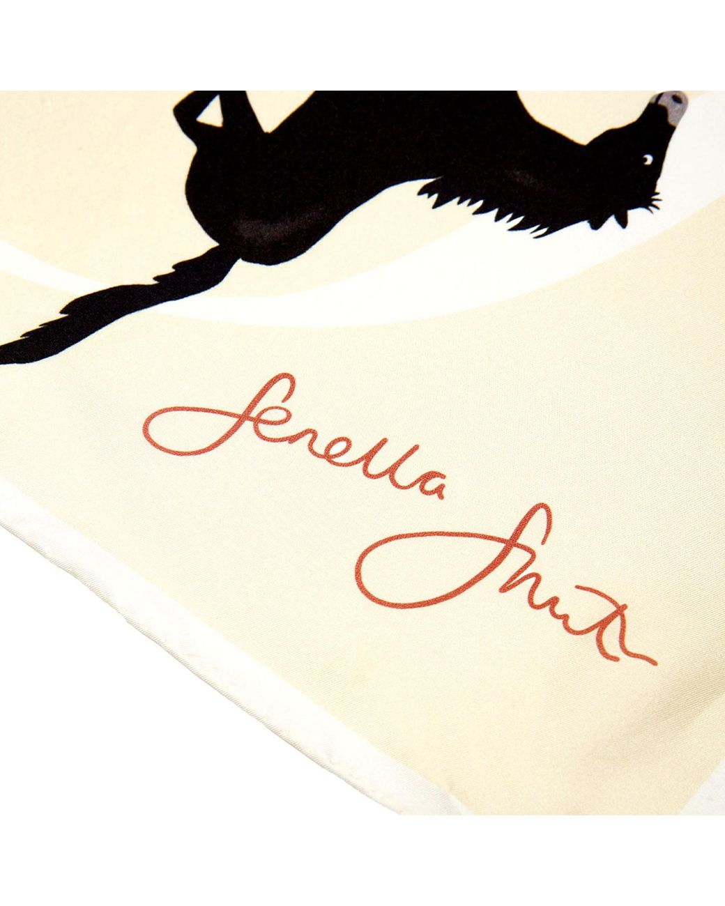 Fenella Smith Purple Running Horse Silk Scarf