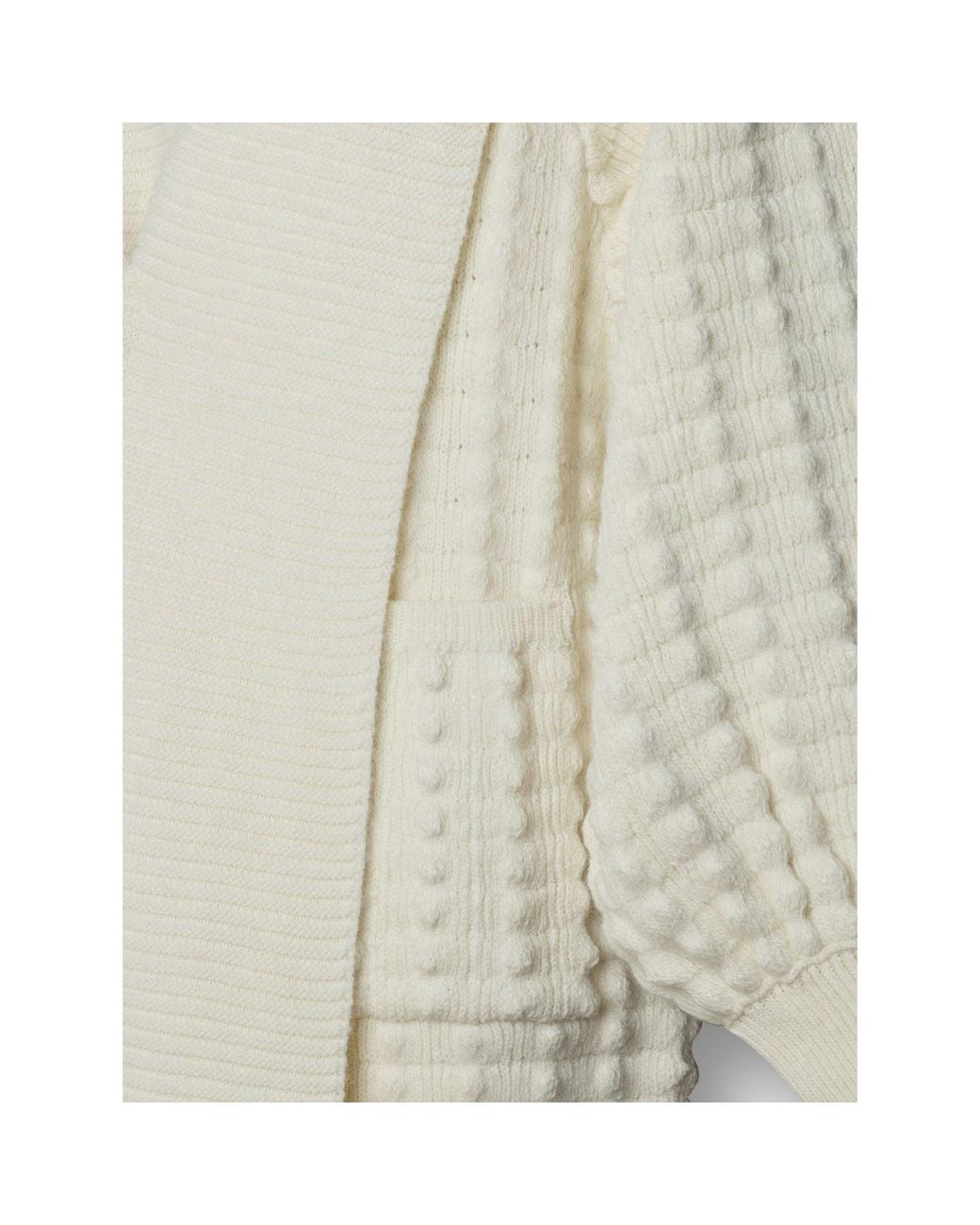 The Extreme Collection Natural Neutrals Ecru Long Knit Cardigan Dominic