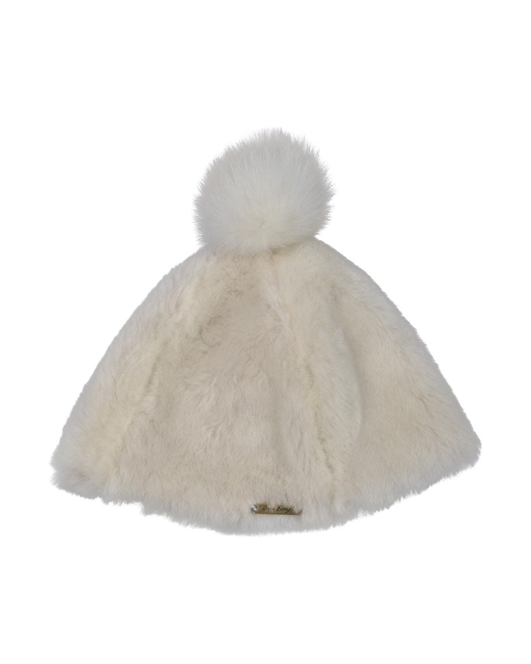 Owen Barry Gray Toscana Beanie Hat With Pom Ivory