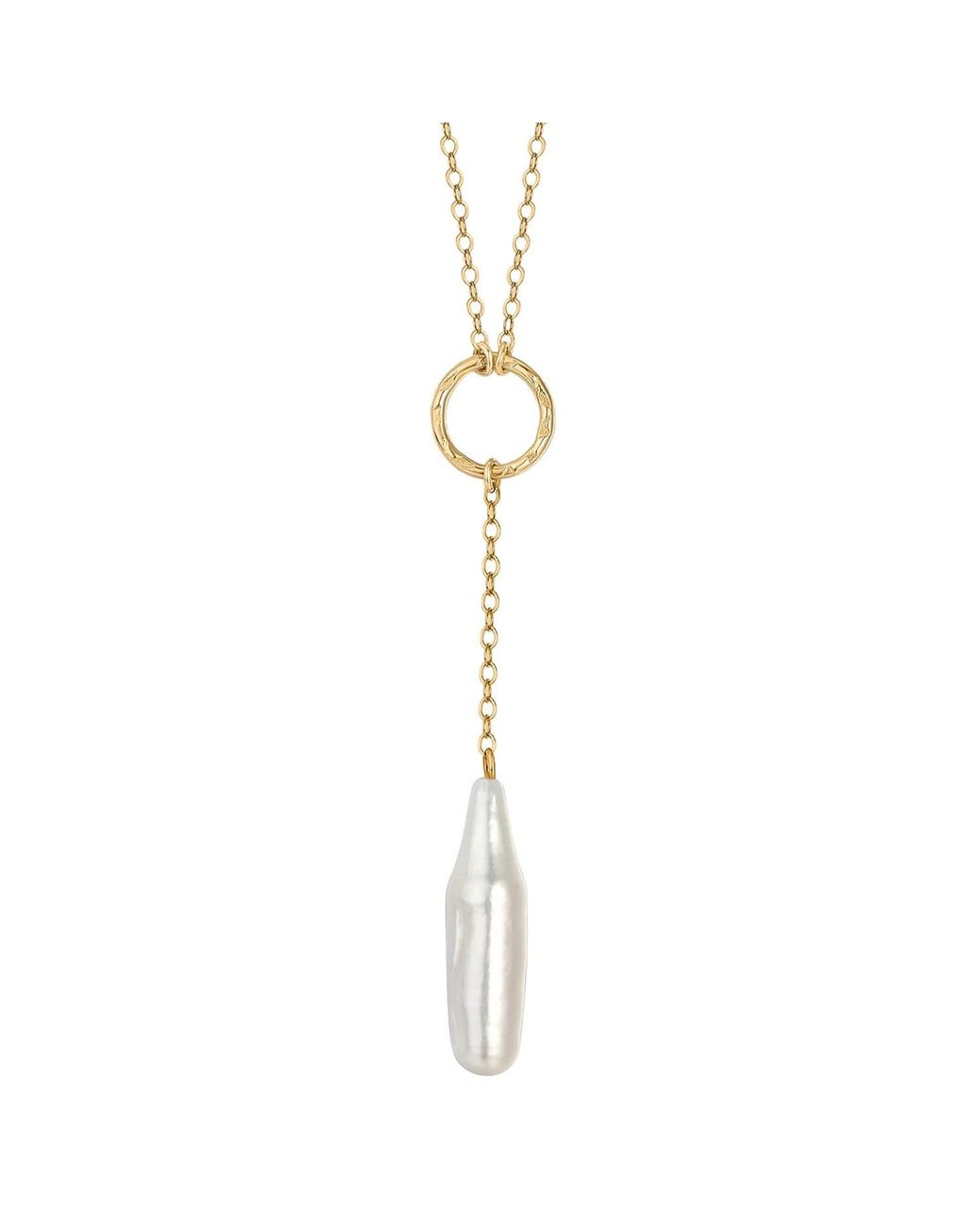 Katy Faye Metallic Gisèle Pearl Necklace