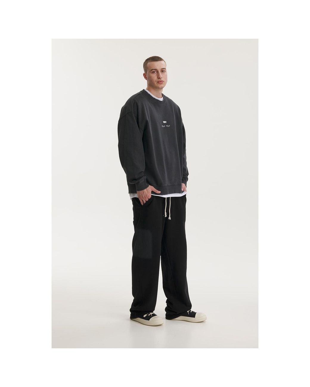 mysimplicated Black Miau Miau Mornings Sweater