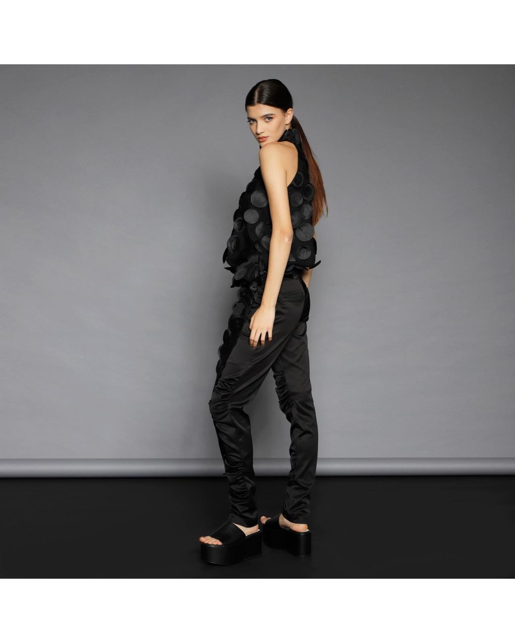 Silvia Serban Black Slim Pants