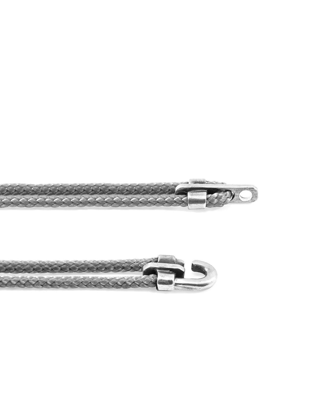 Anchor and Crew Metallic Classic Canterbury & Rope Bracelet for men