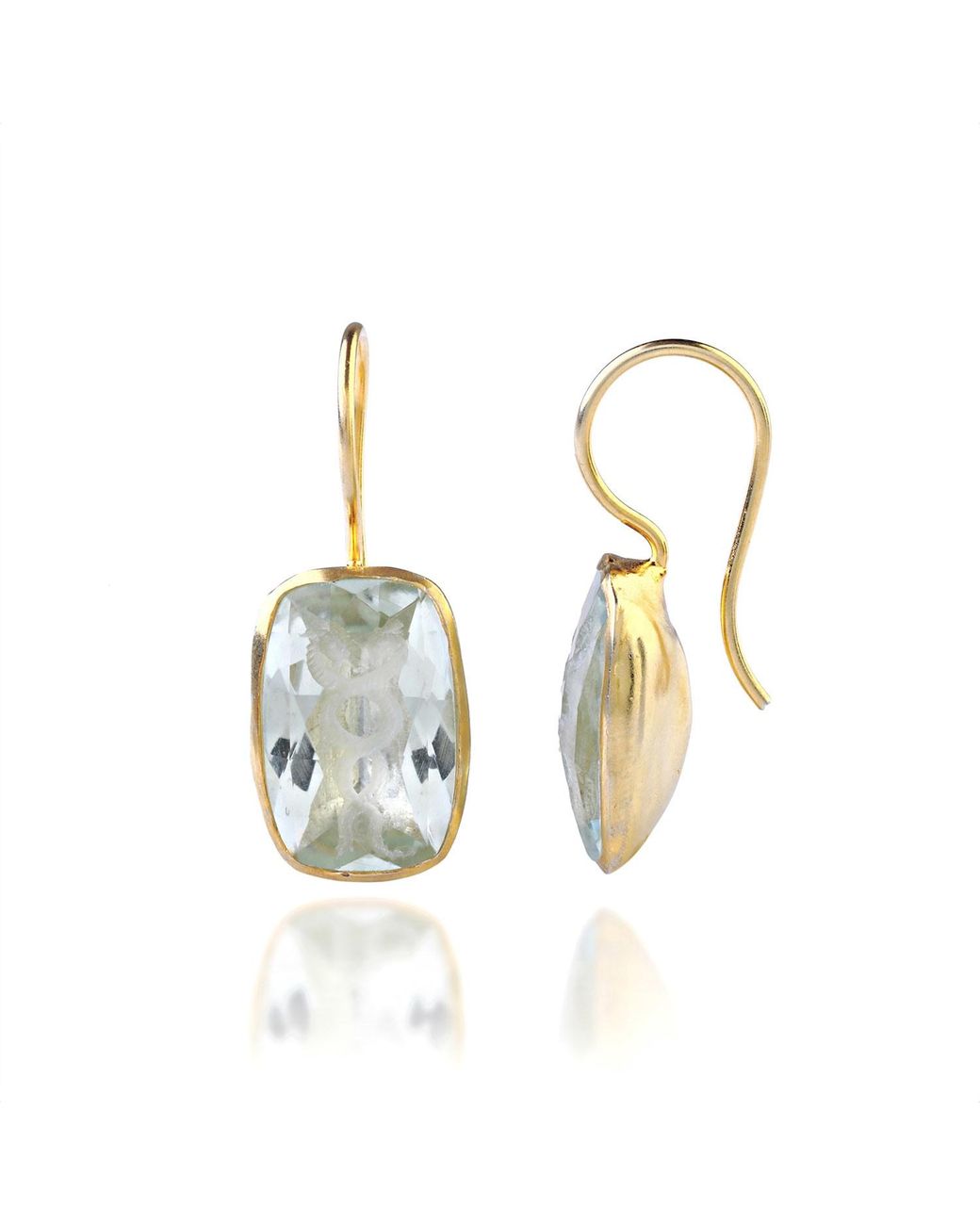 Ece London Blue The Serpent Earrings