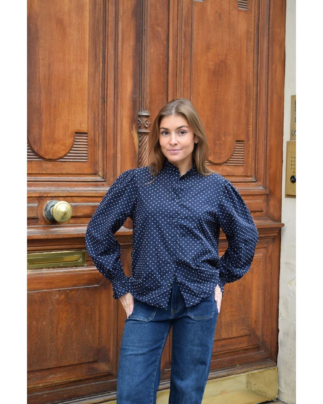Mind Traveler Blue Nina Blouse
