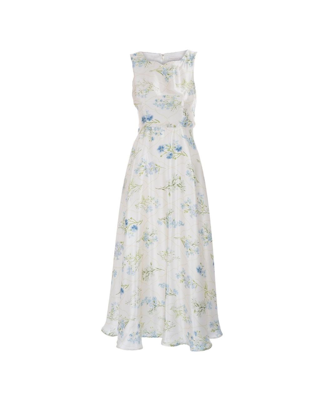 Sofia Tsereteli White Glimmer Evening Gown