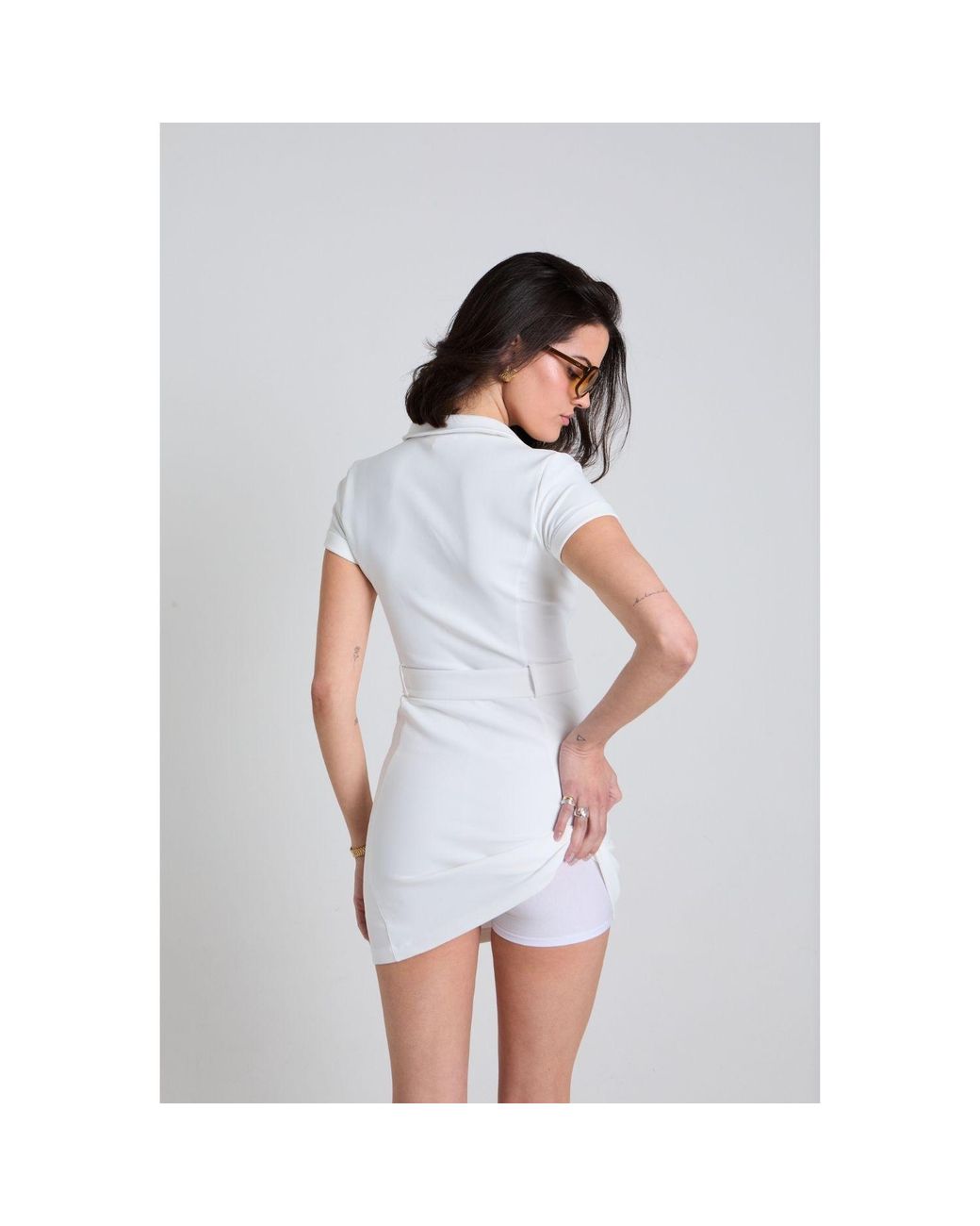 Goldie Byrd White The Goldie Dress