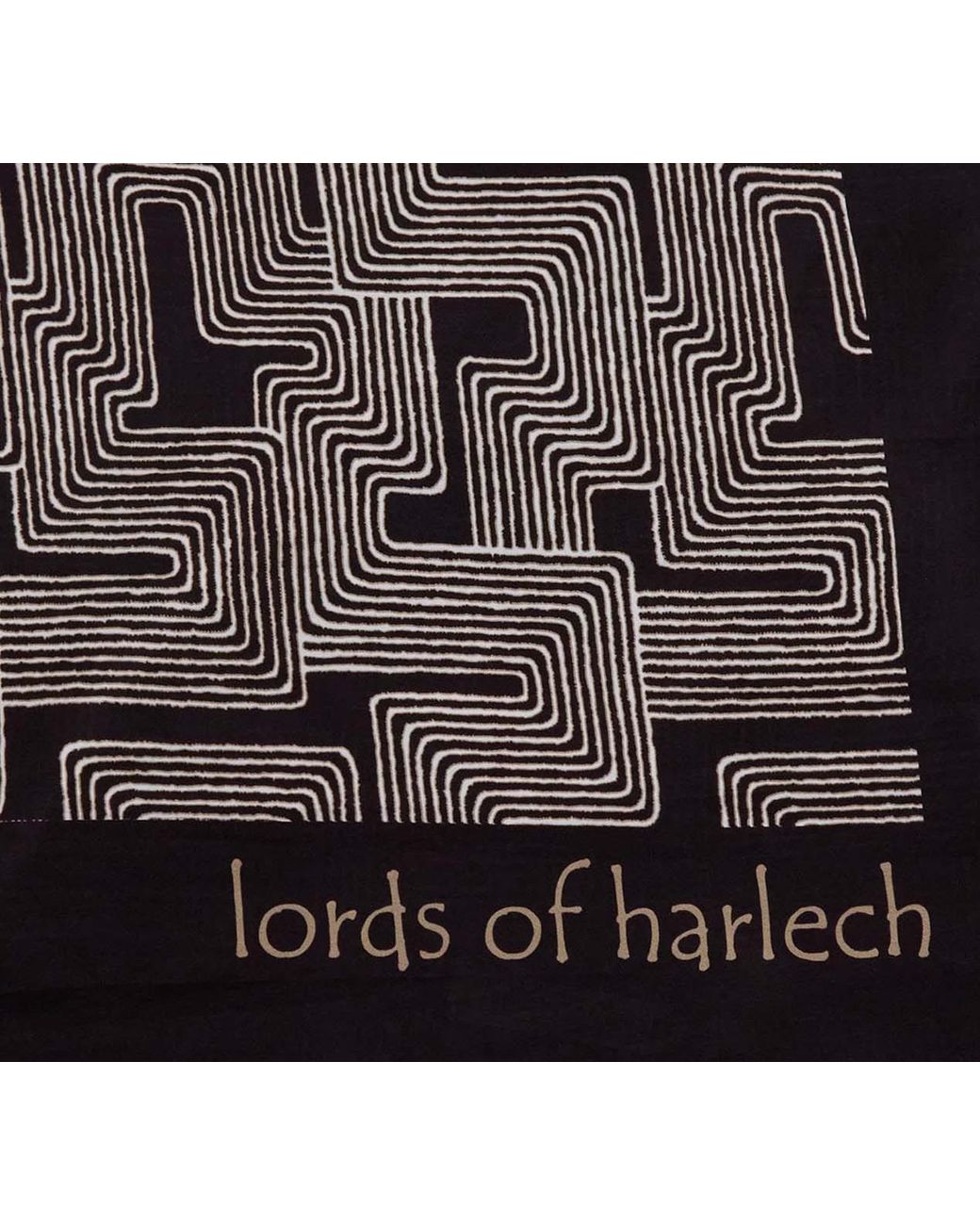 Lords of Harlech Black Sapphira Inter Twine Printed Scarf