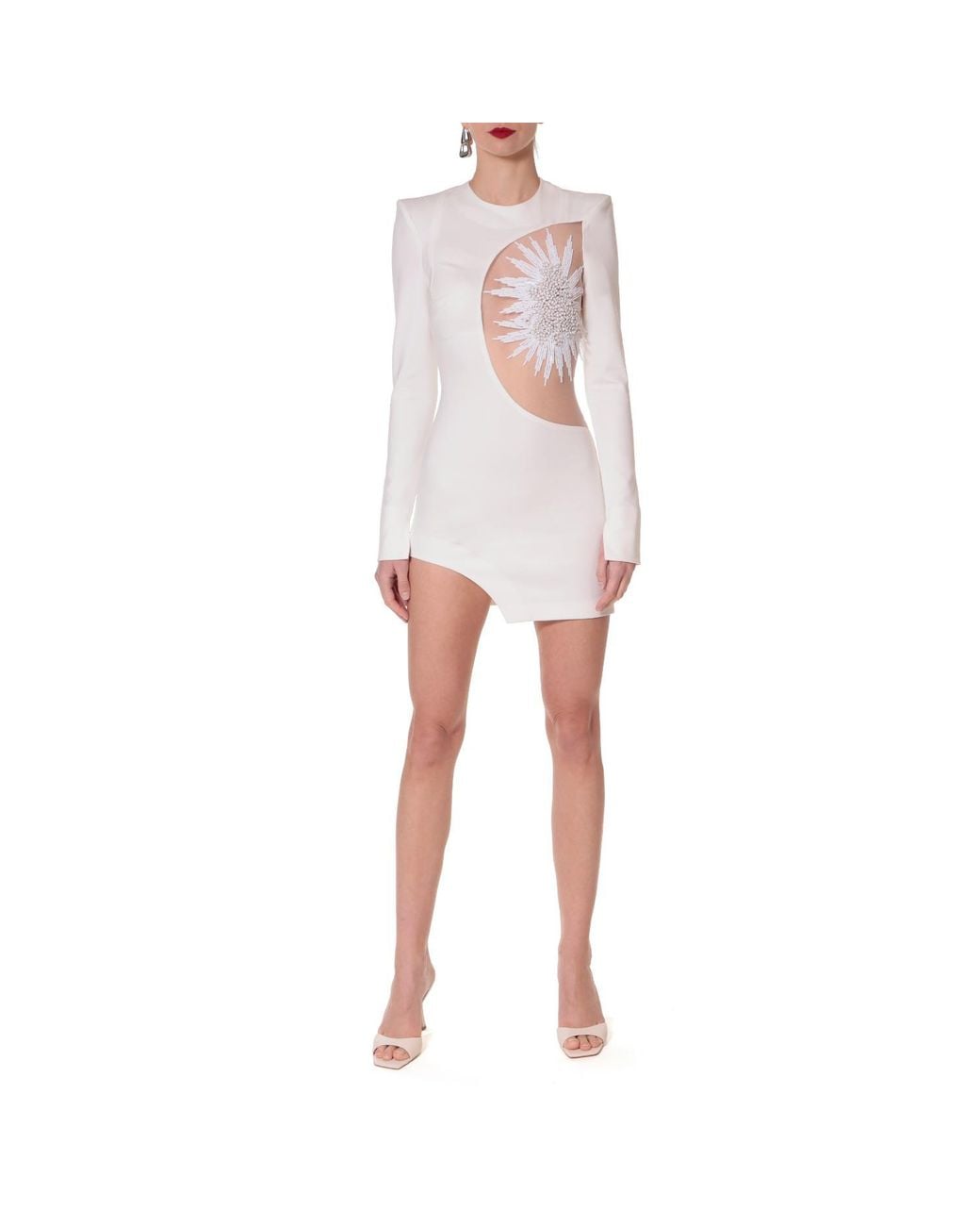 AGGI by HALEWSKI White Rebel Ecru Dress