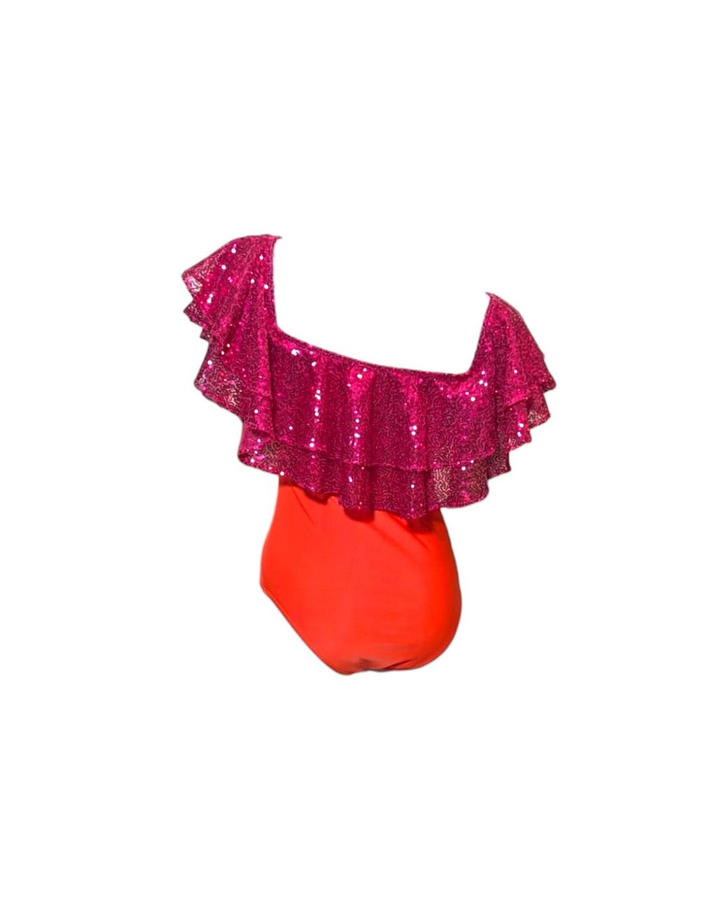Julia Clancey Red Rara Raspberry Tigre Sequin Swim Suit