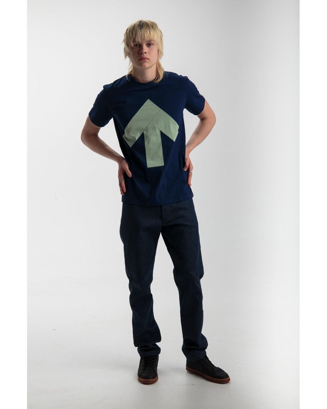 Reet Aus Blue T-Shirt For Arrow for men