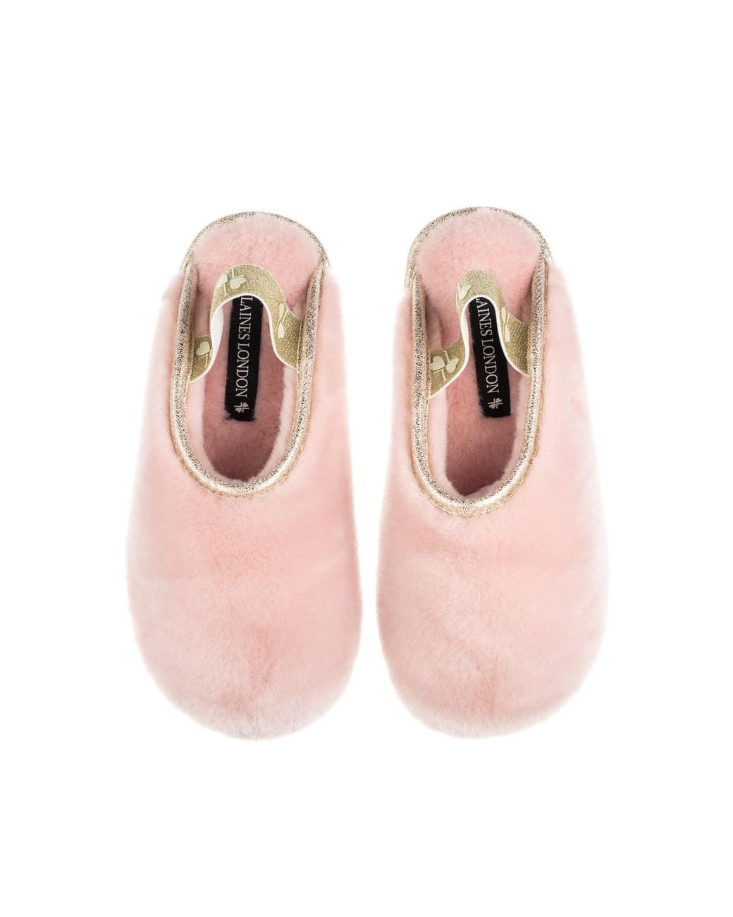 Laines London Pink Flatform Cloud Slippers