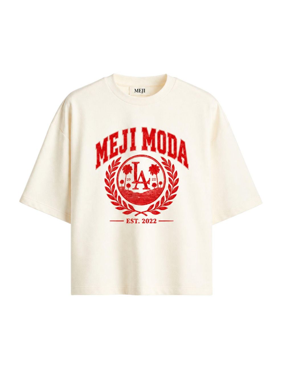 Meji Red Cream Tshirt