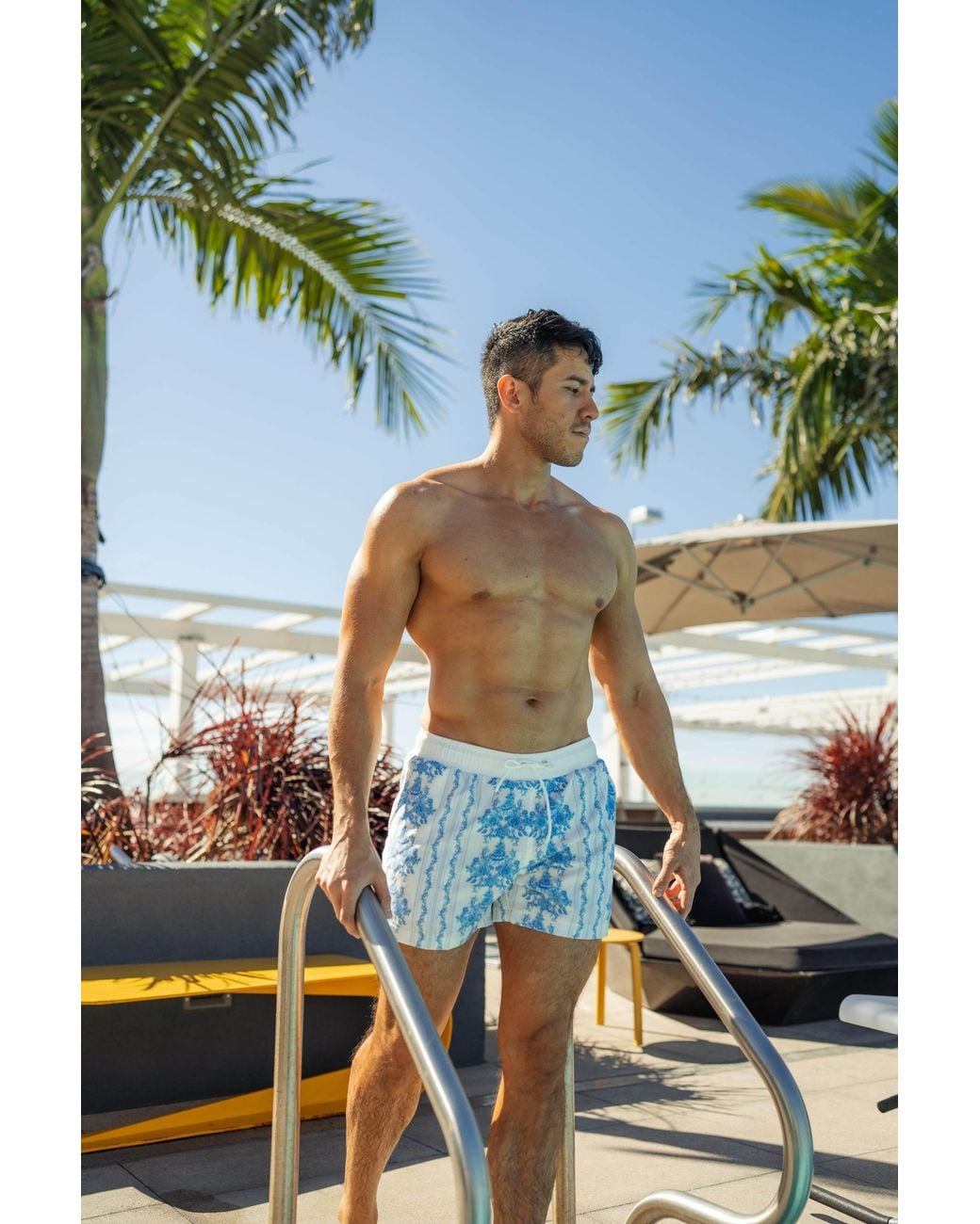 IVY SWIMWEAR Blue Bennie for men
